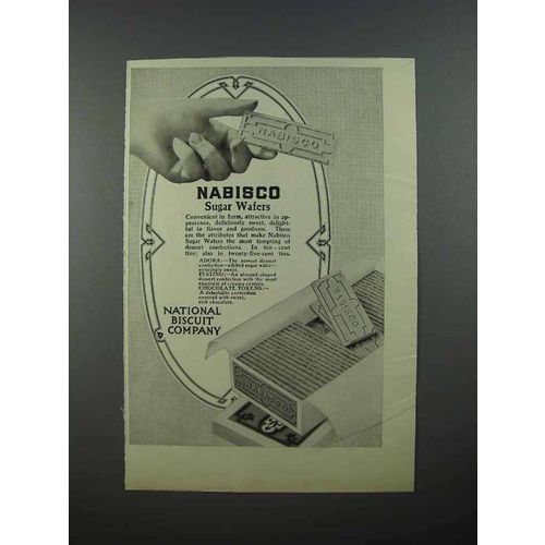 1913 Nabisco Sugar Wafers Ad