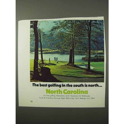 1975 North Carolina Tourism Ad - Best Golfing