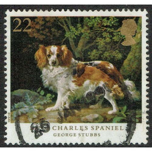 1991 Dogs 22p Multicoloured SG1531 GU