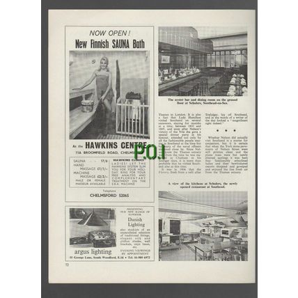 (4630) Schulers Oyster Bar Nelson St Southend Essex Harry DH Stevens - 1969