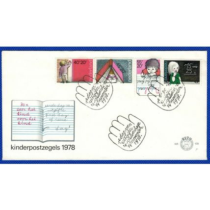 ZAYIX - 1978 Netherlands B548-B551, B550a - FDC (2) - Child Welfare