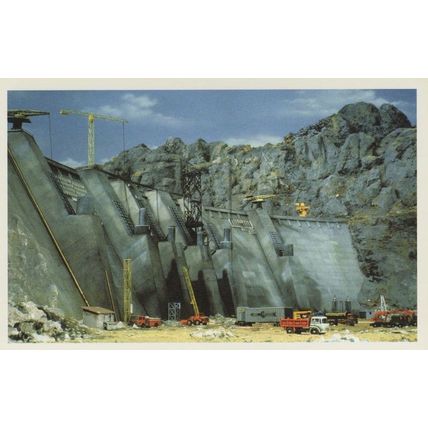 Thunderbirds Dam Construction Site Gerry Anderson TV Show Postcard