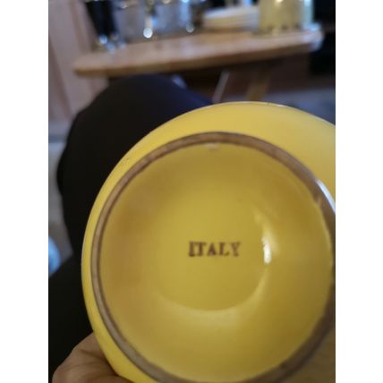 Yellow Finger Bowl Italy