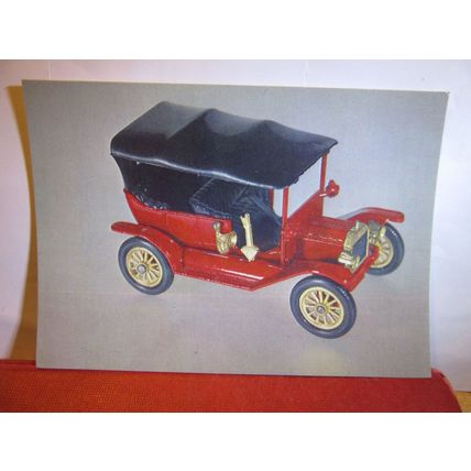 1911 T FORD veteran car Polish vintage unused postcard #