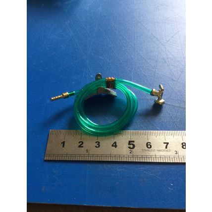 Garden Hose Green with fittings 1:12th Dolls House Miniature