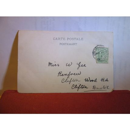 L' EGLISE ST PAUL, ANVERS, ANTWERP, BELGIUM . used antique postcard 1907 pm #