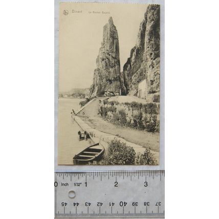 vintage postcard Dinant, Belgium, Le Rocher Bayard