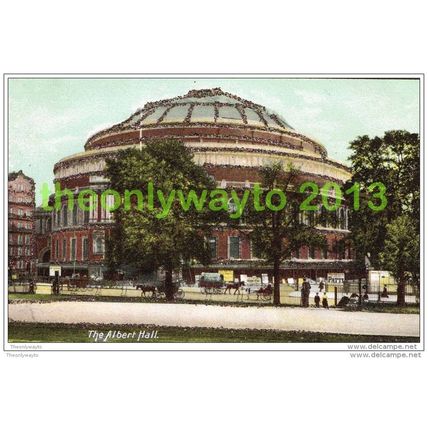 THE ALBERT HALL, LONDON, ENGLAND, 1900/10s?, Postcard