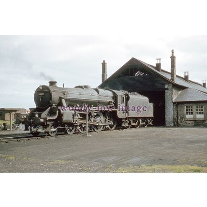 pu3296 - Engine No.44978, at Forres Shed in Moray, Scotland - photograph 6x4