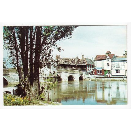 The Bridge and Quay St Ives Postcard Cambridgeshire