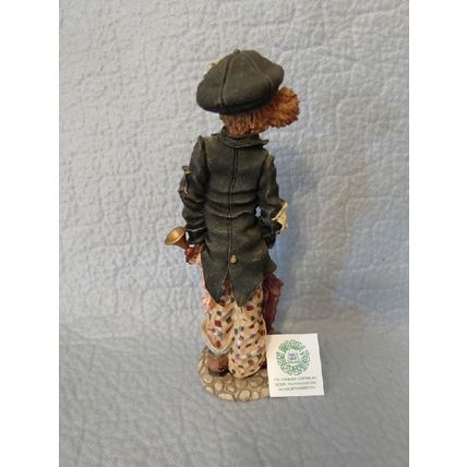 BOYDS BEAR HONKER T FLATFOOT SEND IN THE CLOWNS FOLKSTONE COLLECTION FIGURINE