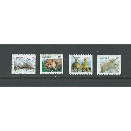 2011 - Canada - Baby Wildlife - Set - Used