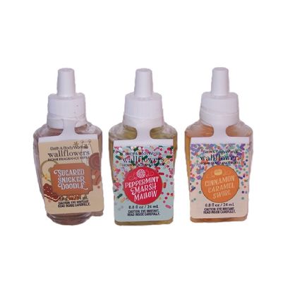 Snickerdoodle Peppermint Marshmallow Caramel Wallflower Bulb Bath & Body Works