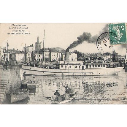 85 - les Sables D'Olonne - l'excursionniste la ville de Paimboeuf