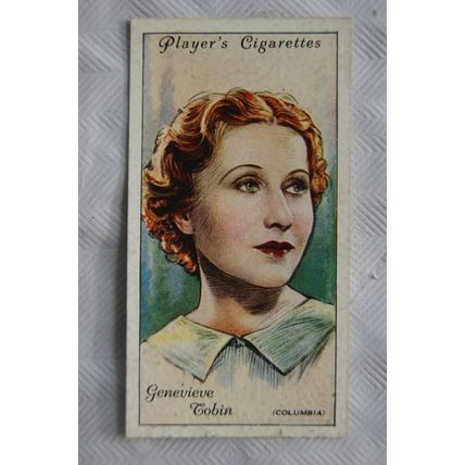 1934 Players Film Stars 2nd Series No. 45 Genevieve Tobin
