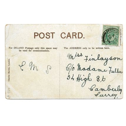 Postcard UK London Greenwich Royal Naval College posted 1904