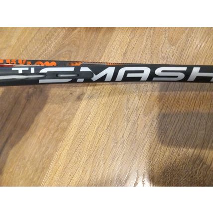 Wilson Squash Racket Smash Ti Titanium With Head Cover Black Orange White