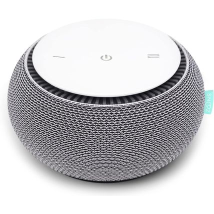 SNOOZ Smart White Noise Sound Machine - Real Fan inside for Non-Looping White No