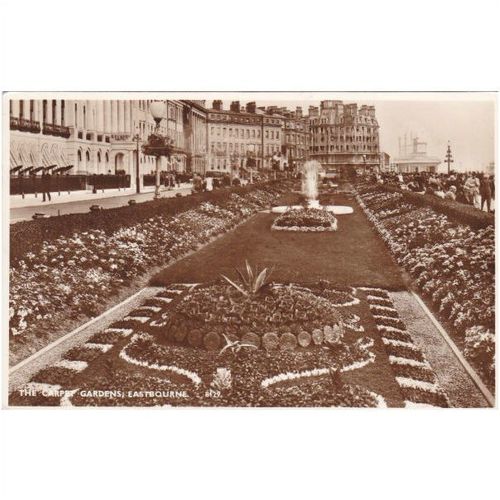 The Carpet Gardens,Eastbourne Postcard sx1219