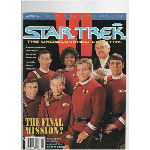 MAGAZINE - STAR TREK VI OFFICIAL MOVIE MAGAZINE (1992)