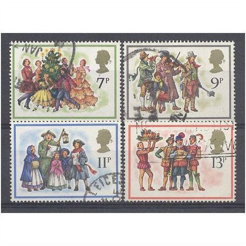 1978 Christmas set of 4.Fine Used.2013gbb