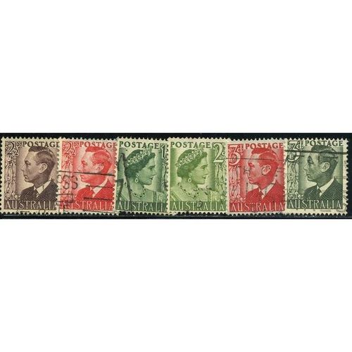 1950/1953 SG 234/237d - #2 fine used (o)