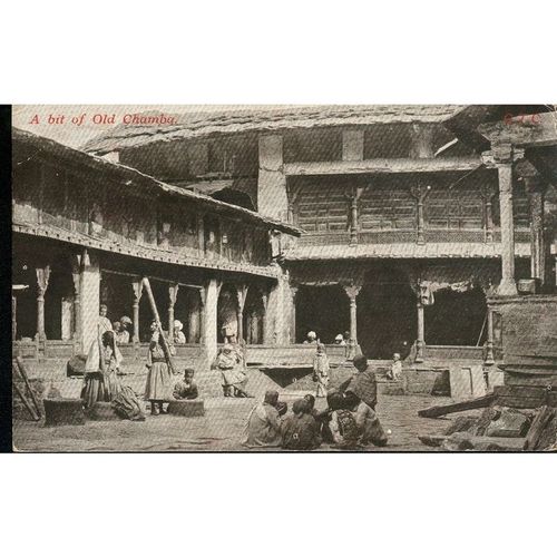 Vintage India PC - "A Bit Of Old Chamba," Himachel Pradesh, Northern India