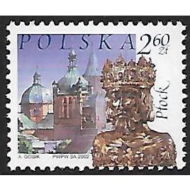 Poland Mi 3981: 2 Zl. 60 multicoloured Mariá Church, Tower and Castle, Plock.