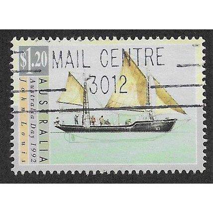 AUS 1992 $1.20 'AUSTRALIA DAY- JOHN LOUIS' FINE USED (EBID66-587)