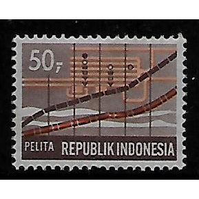 INDONESIA 1969 FIVE YEAR DEVELOPMENT PLAN 50R GRAPH SG 1247 FINE USED#2