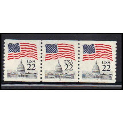 2115b 22c U.S. Flag Very Fine MNH PNC 2/3 PA2503