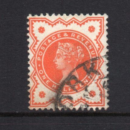 Victoria- 1887-92 - ½d Vermilion (sg197) Used #2