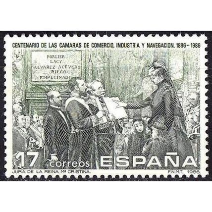 España. 1986. Mi # 2724. Chambers of Commerce, Industry and Navigation