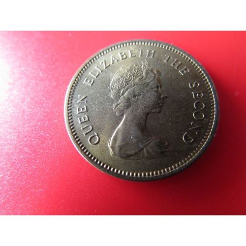 1979 QUEEN ELIZABETH II HONG KONG FIFTY CENTS FREE POST. C