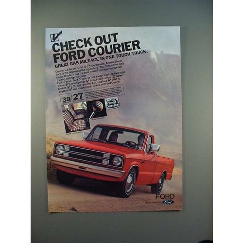 1981 Ford Courier Pickup Truck Ad - Check Out!