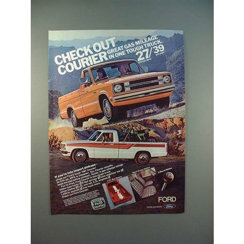 1981 Ford Courier Truck Ad - Great Gas Mileage