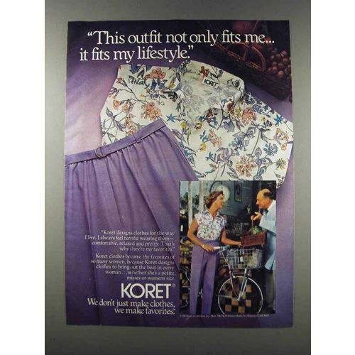 1981 Koret Fashion Ad - It Fits My Lifestyle