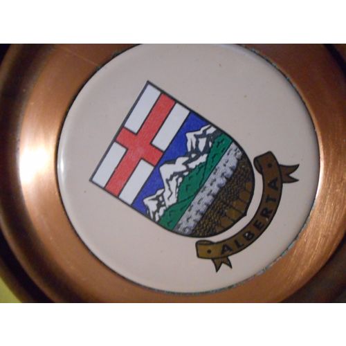 Alberta Canada Coat of Arms Wall Plaque