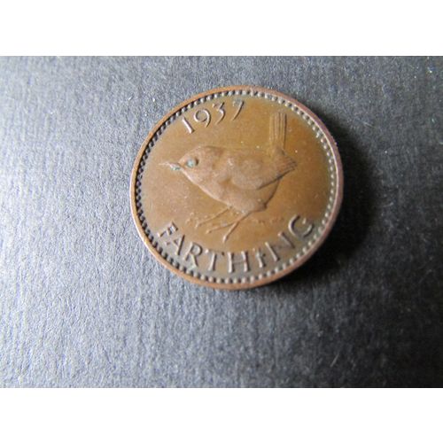 1937 GEORGE VI FARTHING FREE POST. H