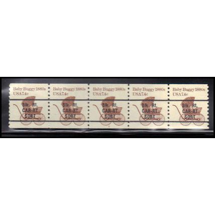1902a 7.4c Baby Buggy Very Fine MNH Dry Gum PNC 2/5 X1422