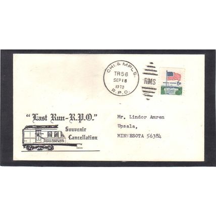 Event Last Run RPO 1338A 6c Flag (Cachet-Typed/A) CV40804