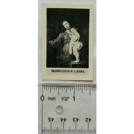 1936 Scerries Cigarette card No. 20 Palermo Chiesa di S. Catania