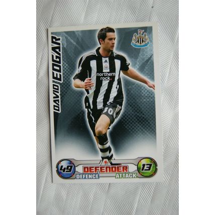 2008/09 Topps Match Attax Trading Card - David Edgar, Newcastle United