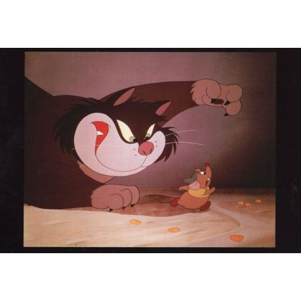 Cinderella Cat Lucifer Film Frame Walt Disney Movie Postcard