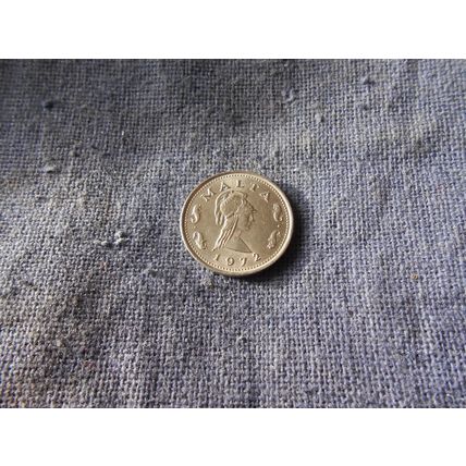 1972 MALTA 2 CENTS COIN.