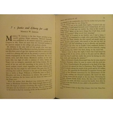 THEY WORK FOR TOMORROW by ROBERT M BARTLETT 1943 HC AMERICAN LEADERSHIP STORIES