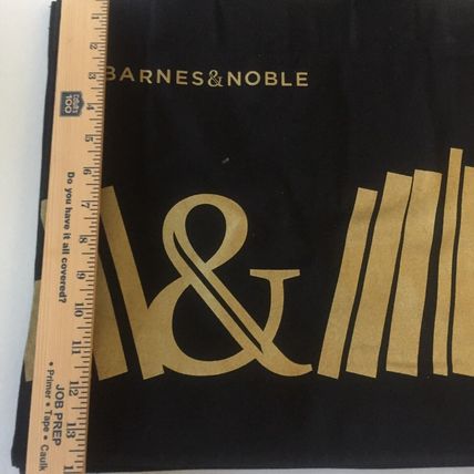 NEW Barnes & Noble Premium Organic In Conversion Cotton 14x15x5 Tote