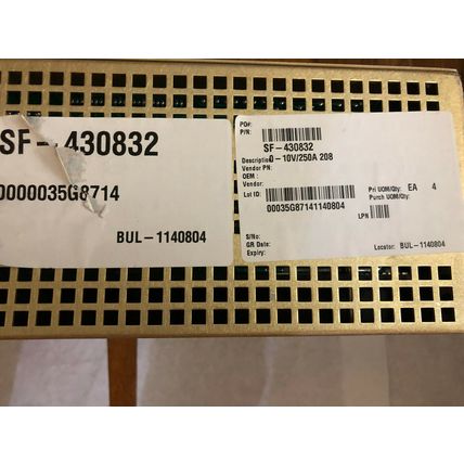 POWER TEN 5612D-10/10 POWER SUPPLY,190-253 VOLT,26 AMPS,VIHA,VRAW4A,SF-430832,BE
