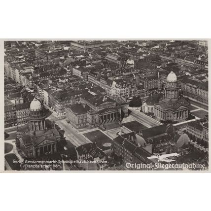 Berlin Spectacular Aerial German RPC Postcard