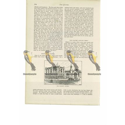 Seaman's Bethel, Glasgow, Book Illustration (Print), 1888